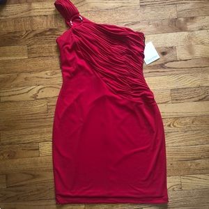 Calvin Klein One Shoulder Dress Size 4